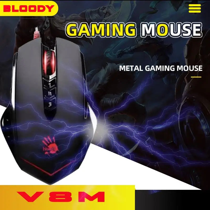 Mouse Gamer Bloody A70 V8M e V8M MAX – Precisão e Desempenho para Players